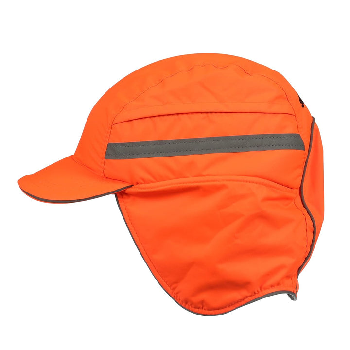 3M™ First Base™ 3 Anstosskappe 2021218, Winter, fluoreszierende Warnfarbe, Orange, verkürzter Schirm