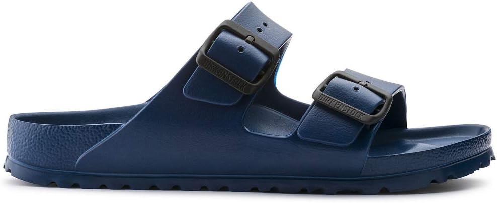 BIRKENSTOCK Herren Arizona Geöltes Leder Weit Pantoletten, 41 EU Navy