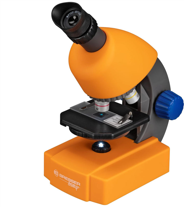 Bresser Junior Mikroskop &amp; Teleskop Set mit Mikroskop 40x-640x Vergrösserung und 40/400mm Teleskop f