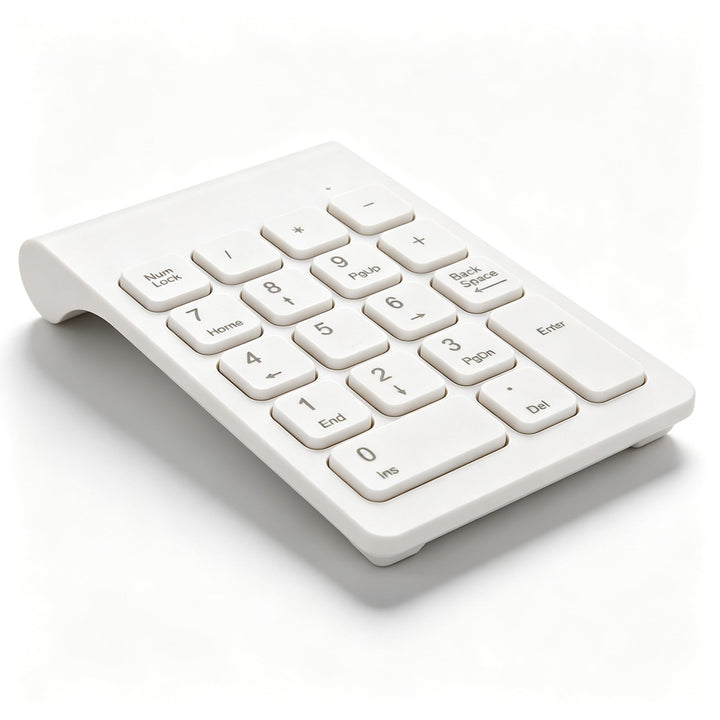 Dilwe Bewinner1 Digitaltastatur, kabelloser Nummernblock 2,4 G, tragbares Tastaturzubehör für Laptop