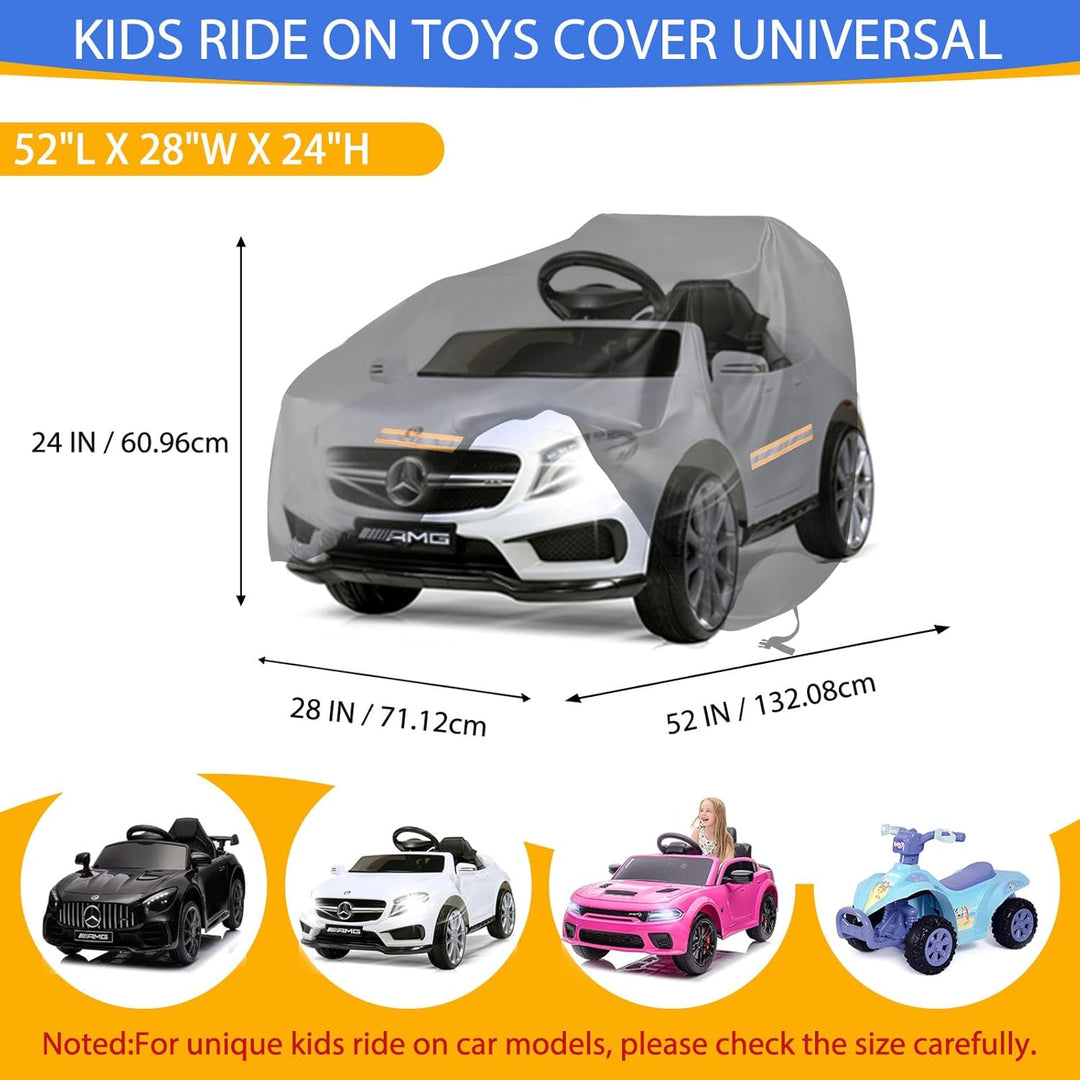 Kinder Autoabdeckung,Klein Autospielzeugabdeckung,Robuste 420D Universal Autoabdeckung für Kinder El