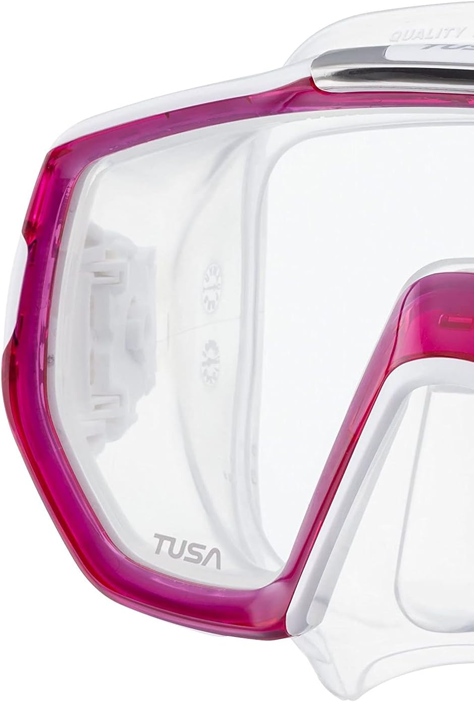 Tusa Freedom Elite - tauchmaske schnorchelmaske erwachsene damen profi - Bougainvillea Rosa