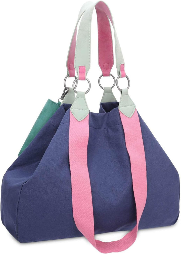 Fritzi aus Preussen Damen Izzy Canvas Navy Shopper