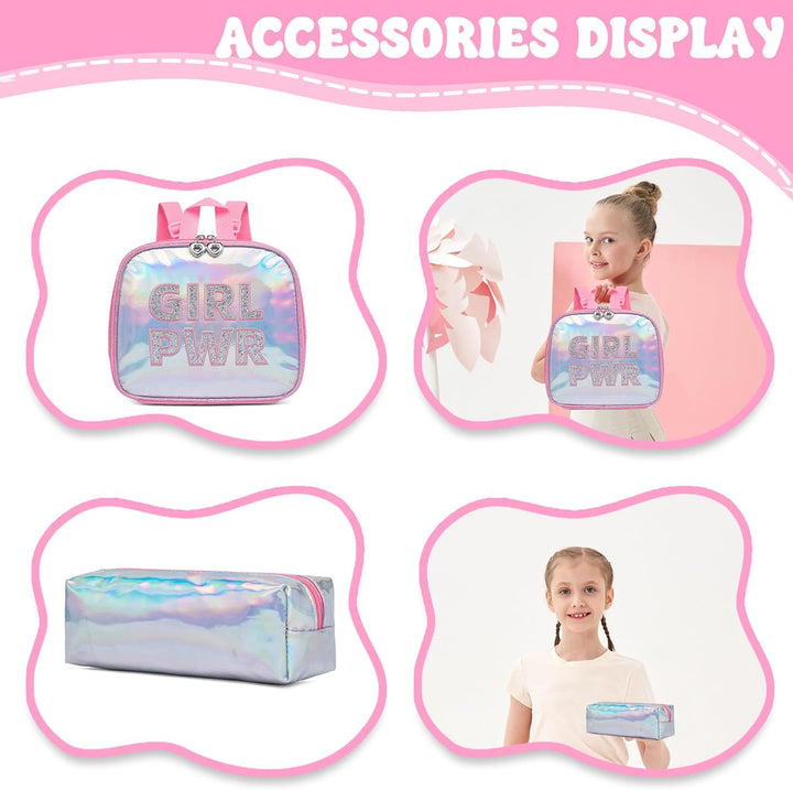 HTgroce Rucksack Mädchen Durchsichtig Rucksack Transparent Plastic schultascheTransparent Waterproof