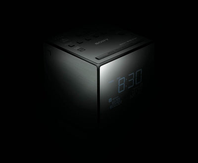 Sony XDR-C1DBP Uhrenradio (DAB/DAB+, digitalem Radioempfang, grosse Uhranzeige mit Helligkeitssteuer