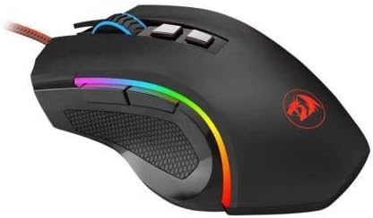 Redragon M607 Griffin Gaming Mouse, Pixart PMW3212 7200 DPI Optical Sensor, RGB Customizable Lightin
