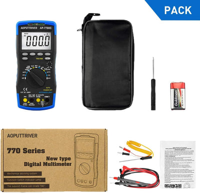 Multimeter Digital AP-770HC 6000Counts Auto/Manueller Bereich Strommessgerät Multi Tester NCV Stroms