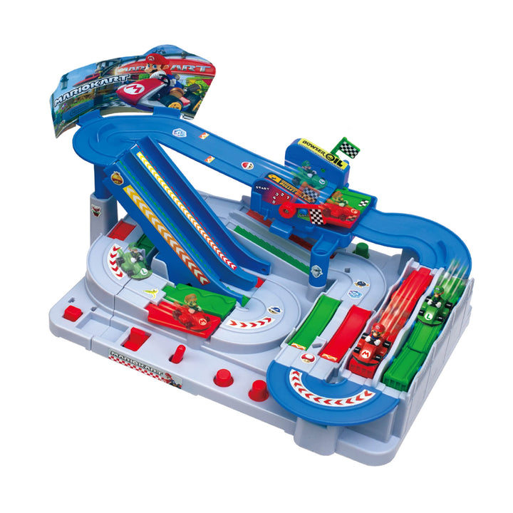 EPOCH Games 7414 Mario Kart Racing DX - Party Spiel Actionspiel Geschicklichkeitsspiel, Farbenfroh