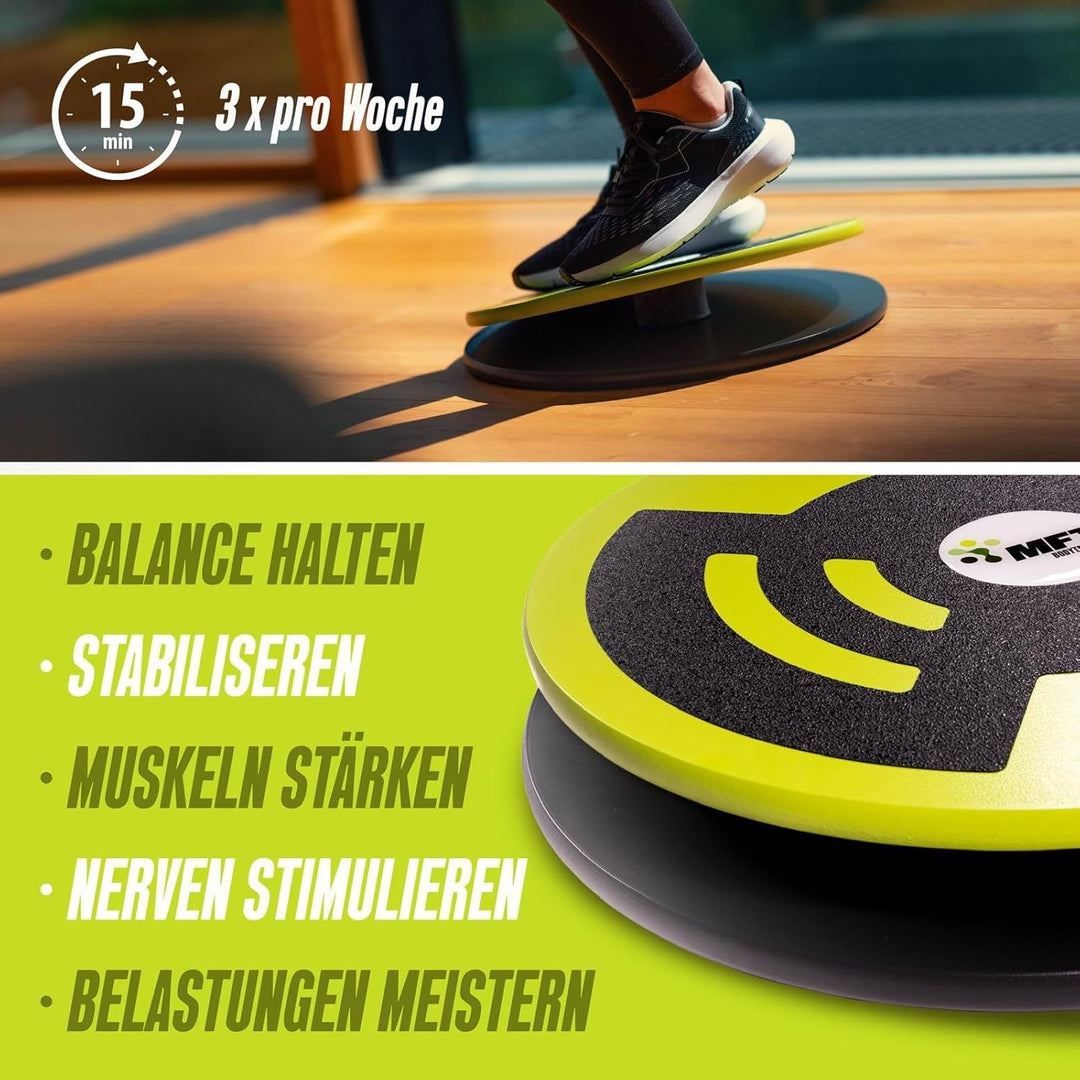 MFT Challenge Disc Classic Balance Board (made in Austria) stabil aus Holz mit rutschfestem Belag, G