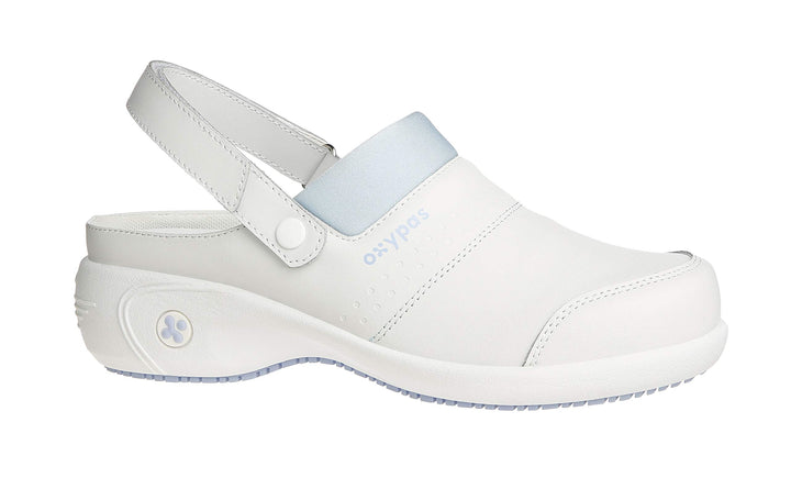 Oxypas Arbetsschuhe aus Leder - SANDY - Sicherheitsclog für Damen, rutschfeste und Bequeme Schuhe id