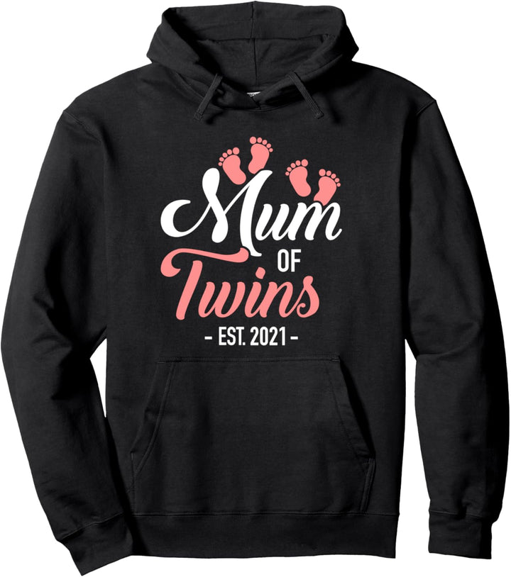 Zwillinge Mama 2021 Pullover Hoodie
