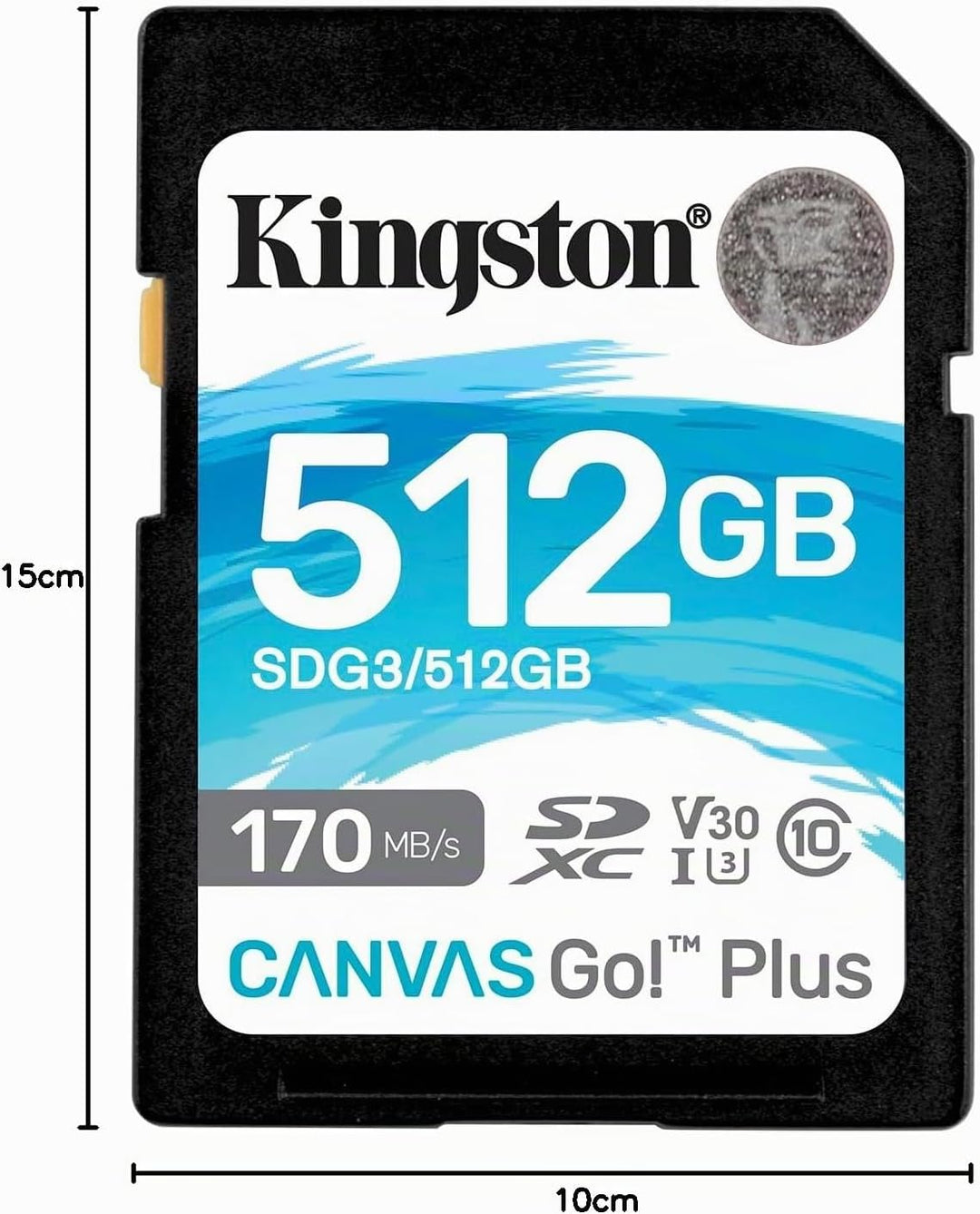 Kingston SDG3/512GB SD Speicherkarte ( 512GB SDXC Canvas Go Plus 170R C10 UHS-I U3 V30 ) SD-Karte 51
