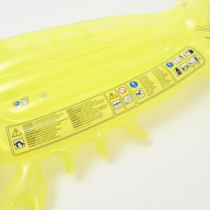 Sunnylife - Aufblasbare Schwimmmatratze Luxe Lie-On - Sonny the Sea Creature, Citrus