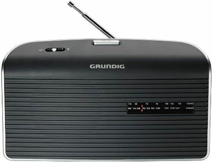 Grundig Music 60 Empfangsstarkes Radio im modernen Design grau grau empfangsstarkes Radio, grau empf
