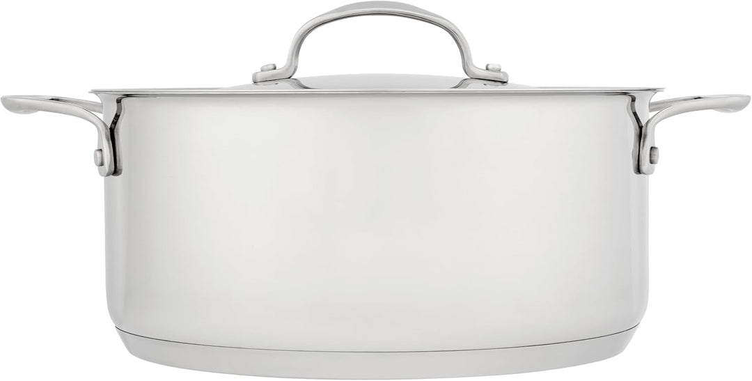 Stellar 24c m Schmortopf, 3.7L, Edelstahl, Silber, 24 cm 28 x 18 x 24 cm, 28 x 18 x 24 cm