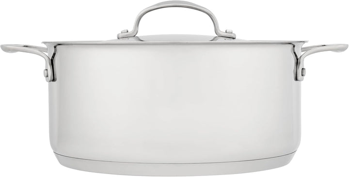 Stellar 24c m Schmortopf, 3.7L, Edelstahl, Silber, 24 cm 28 x 18 x 24 cm, 28 x 18 x 24 cm