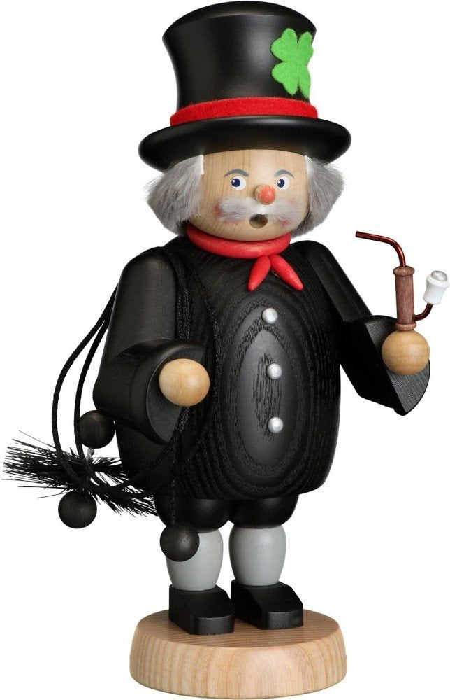 Seiffener Volkskunst | Räuchermännchen Erzgebirge | Gemütliche Typen 21 cm | Räucherfigur | Erzgebir