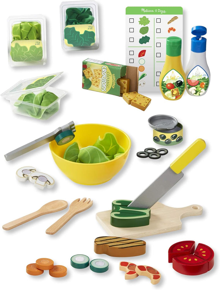 Melissa & Doug 41650 Sandwichzähler aus Holz | Vorspielen | Essen Spielen | ab 3 Jahren | Geschenk f