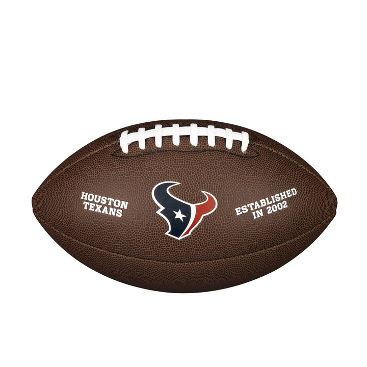 Wilson American Football NFL TEAM LOGO, Offizielle Grösse, Mischleder OFFICIAL Houston Texans, OFFIC