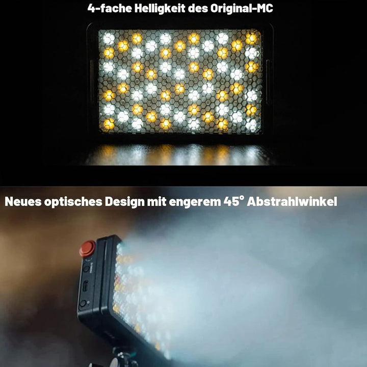 Aputure MC Pro RGBWW LED-Kamera-Videoleuchte, Temperatur 2000K-10000K, unterstützt magnetische Anzie