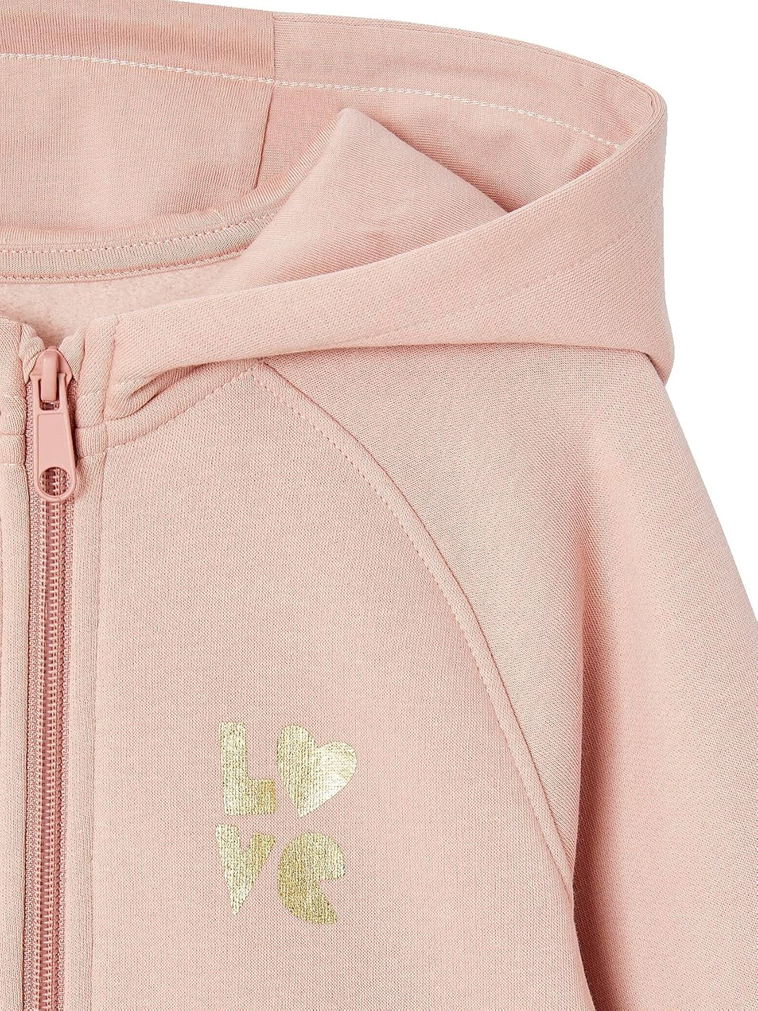 Vertbaudet Mädchen Kapuzensweatjacke für Sport und Freizeit mit Recycling-Polyester 98-104 Rosa, 98-