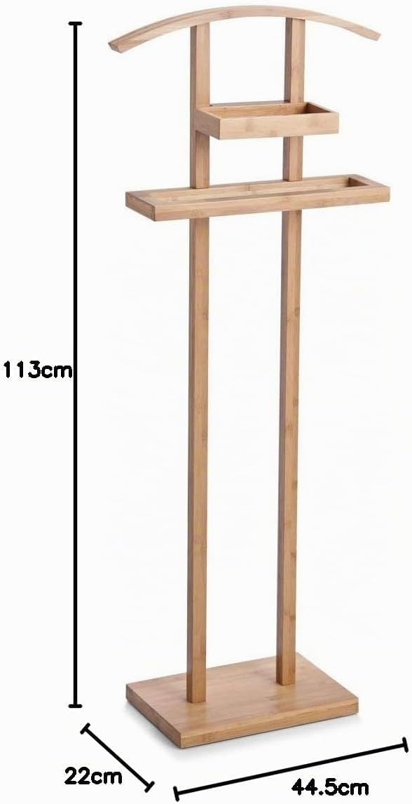 Zeller 13570 Herrendiener, Bamboo Schirmständer, 44.5 x 22 x 113 cm, Braun
