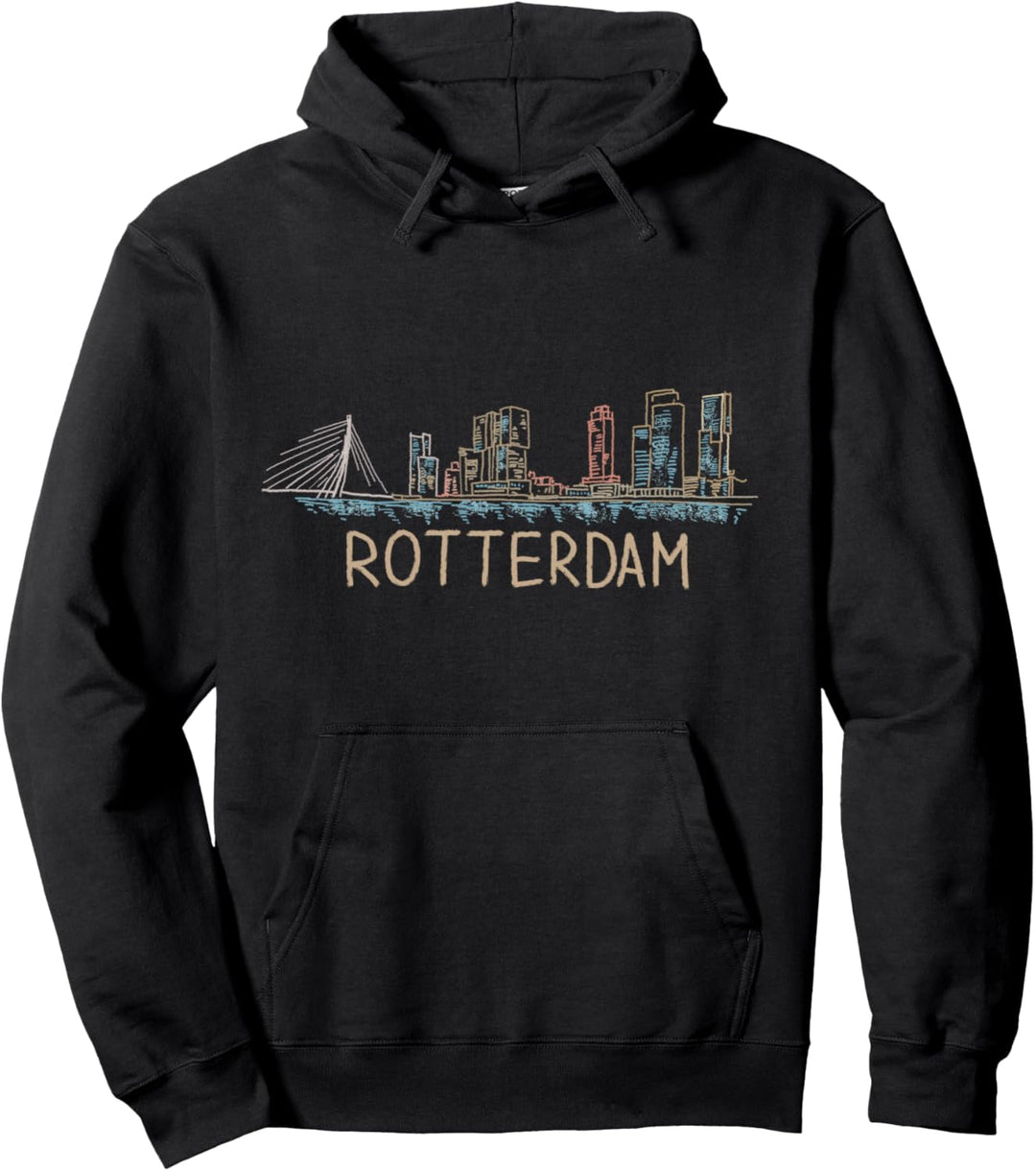 Rotterdam Niederlande Kunstgeschenk Männer Frauen Pullover Hoodie