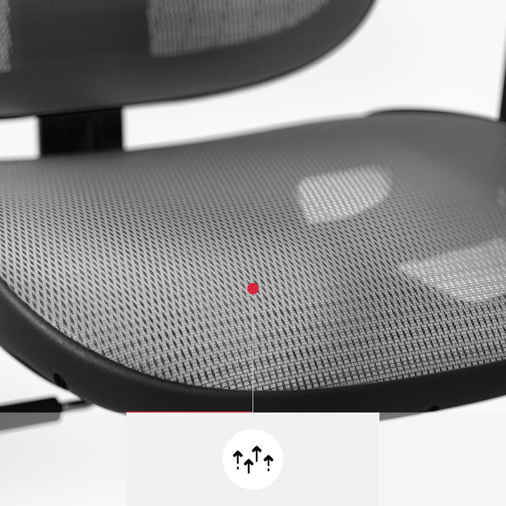 Diablo V-Basic Bürostuhl Ergonomisch Schreibtischstuhl Drehstuhl mit integrierter Lendenwirbelstütze