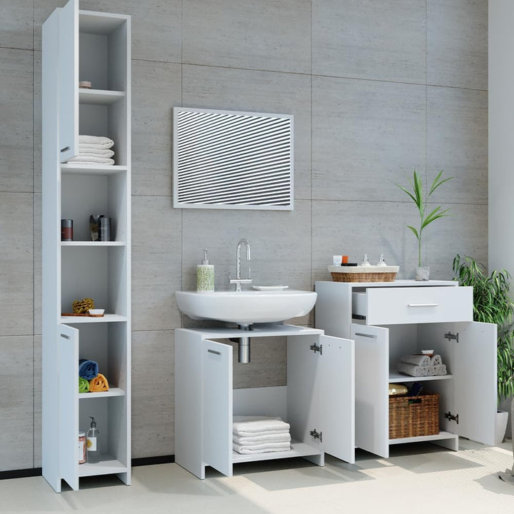 Vicco Midischrank Kiko, Weiss, 60 x 80 cm Weiss 60x80, Weiss 60x80