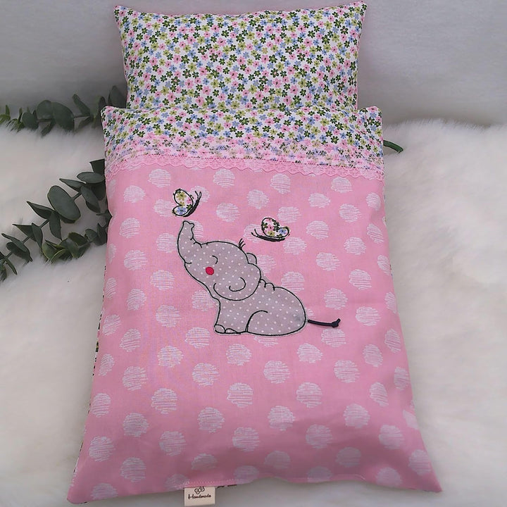 Puppenbettwäsche Streublümchen`Serie Bellis`, verschiedene Modelle und Grössen, für Puppenbett, Pupp
