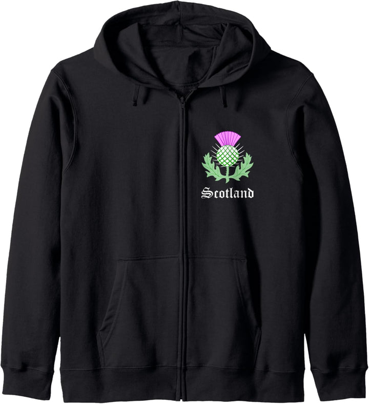Scottish Thistle Flower Celtic Symbol Scotland Gifts Kapuzenjacke