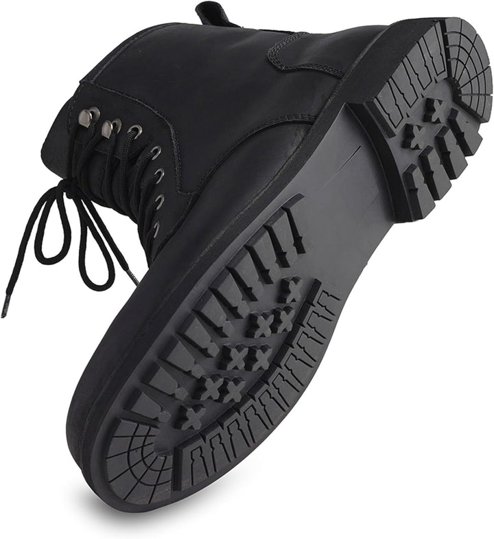 Modeka Wolter II Leder Motorrad Stiefel Schwarz wasserdicht 46 EU, 46 EU