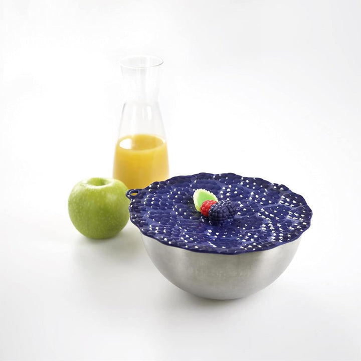 Charles Viancin - Blackberry Silikon-Deckel für die Aufbewahrung von Lebensmitteln - 20cm - BPA-frei