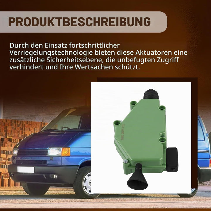 1 Stück Stellmotor mit Zentralverriegelung ZV 4-Polig Stellelement Zentralverriegelung passend für 1