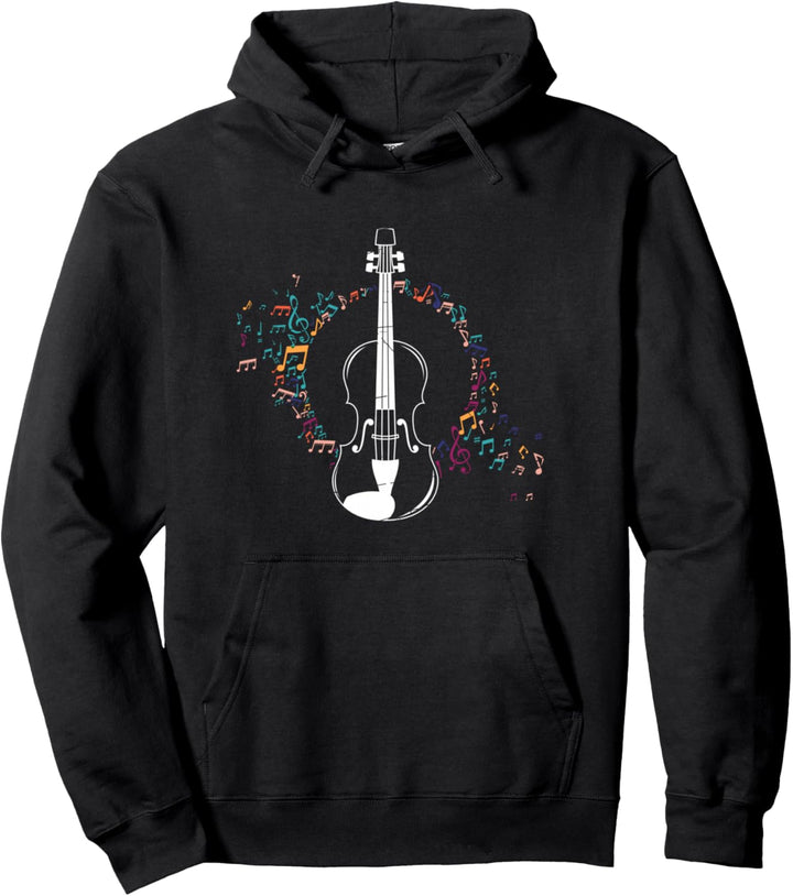 Violinist Orchester Musik Noten Violine Geschenk Geige Pullover Hoodie