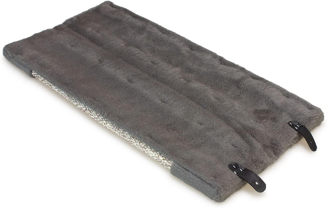 Arquivet Eckkratzer Grau für Katzen - 12 x 12 x 49 cm - grosse Eckkratzer - vertikale Kratzer für Ka