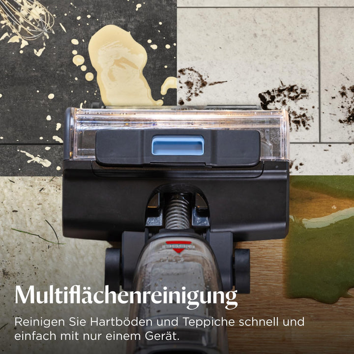 BISSELL CrossWave EdgeFind, Staubsauger mit Wischfunktion, leistungsstarke Reinigung von Verschmutzu