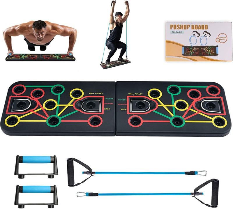 Unipampa Liegestützbrett Fitnessgeräte für Zuhause, Liegestütz-Brett Multifunktions, Push Up Board,