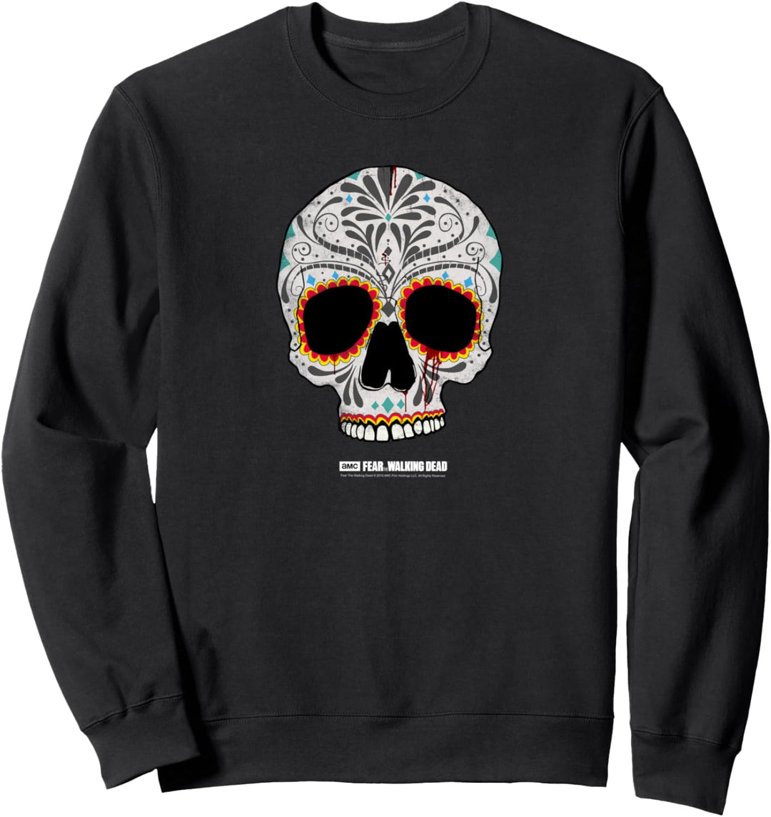 Fear The Walking Dead Day of the Dead Skull Sweatshirt