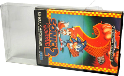 Link-e : 10 X Kunststoff Schutzhulle fur Spielbox Kompatibel mit SEGA Megadrive/Genesis und Master S