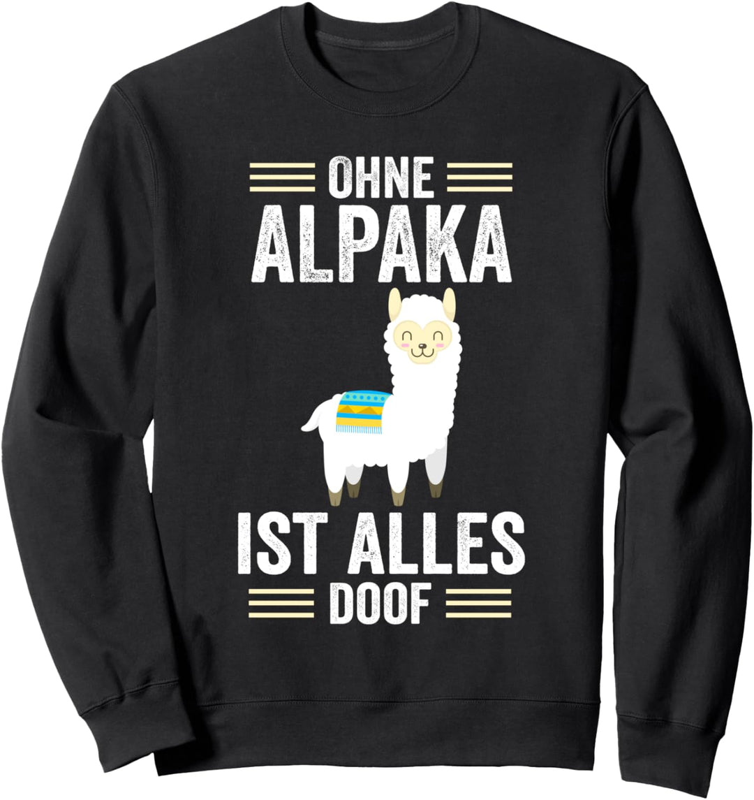 Zootier Alpakas Alpaka Sweatshirt