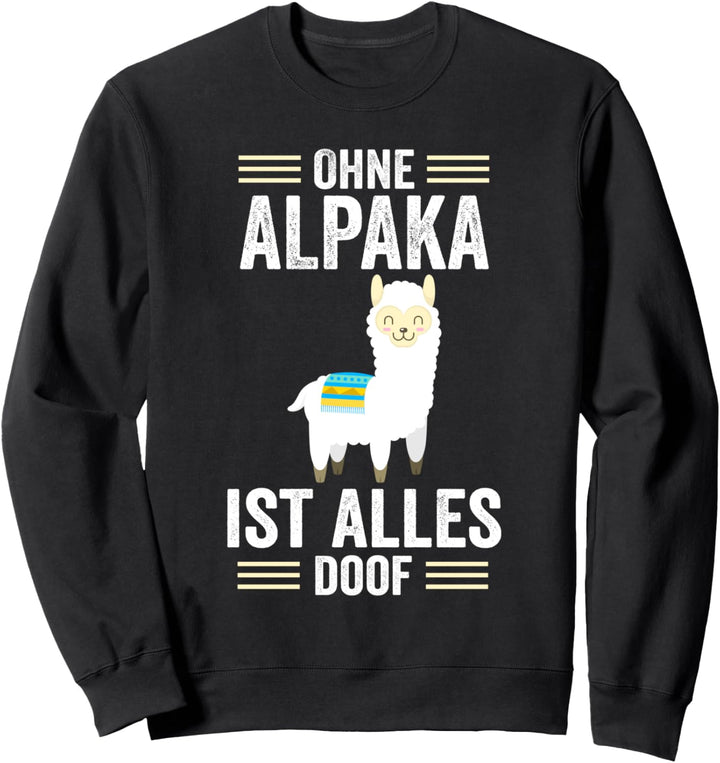 Zootier Alpakas Alpaka Sweatshirt