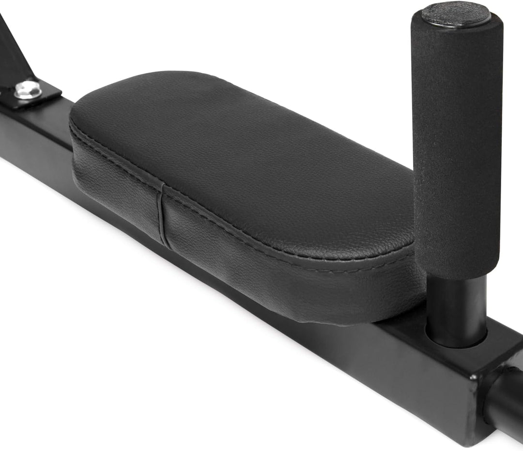 VirtuFit Pull-up and Dip-Rack - Klimmzugstange zur Wandmontage, Multifunktionale Dip Station für Hau
