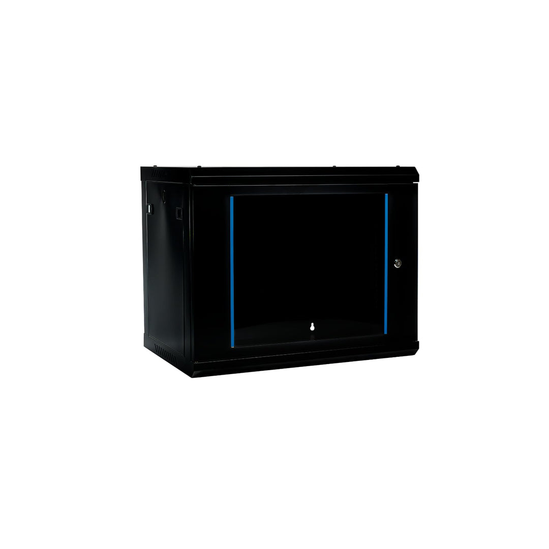 Koscom Connect Netzwerkschrank 9 HE I Serverschrank 19 Zoll I Wandmontage 600 x 450 x 503 mm I voll