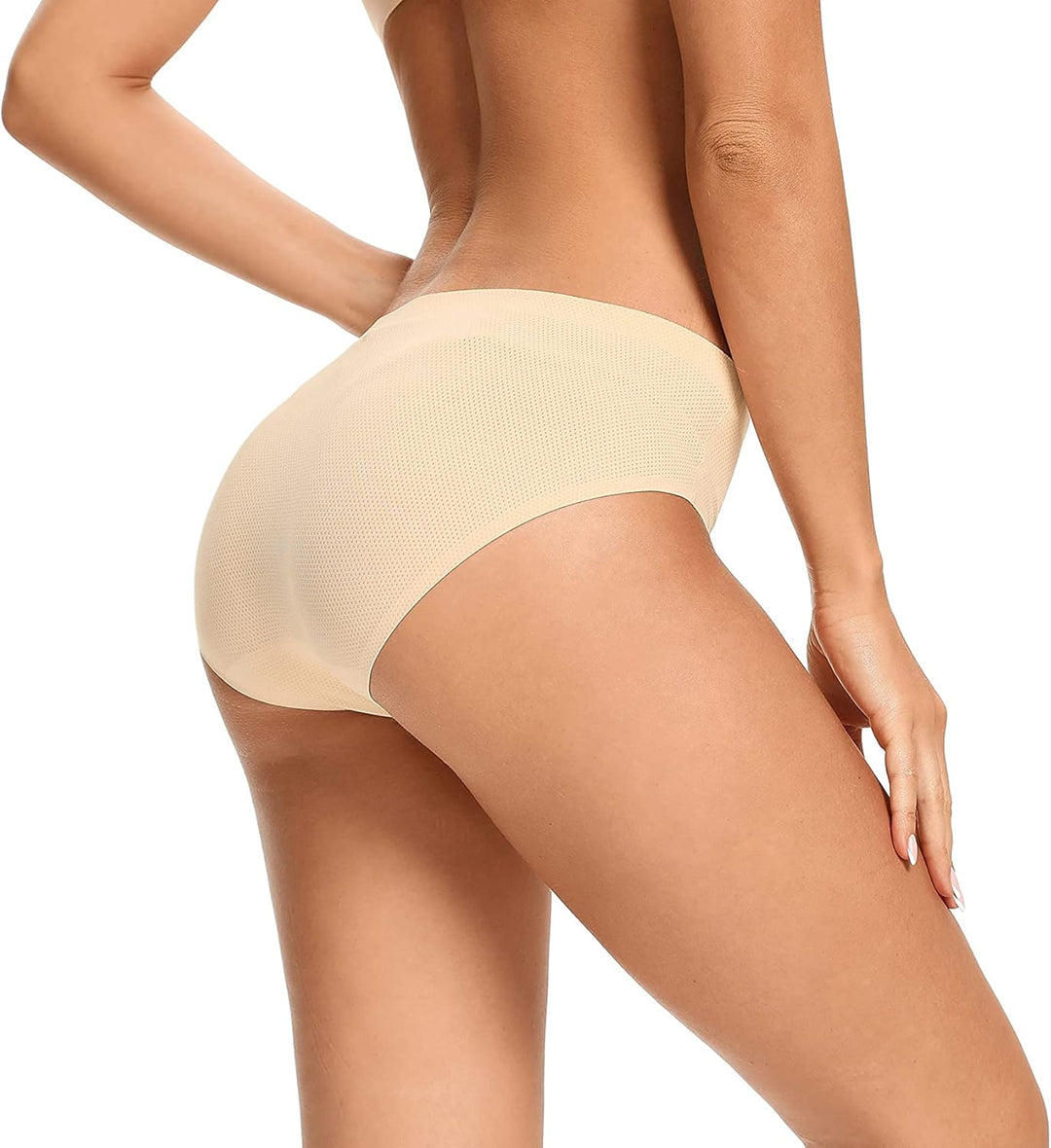 VOENXE Unterhosen Damen Nahtlos,Seamless Hipster UnterwäSche Frauen,Slips Ohne Naht,Unsichtbar Unter