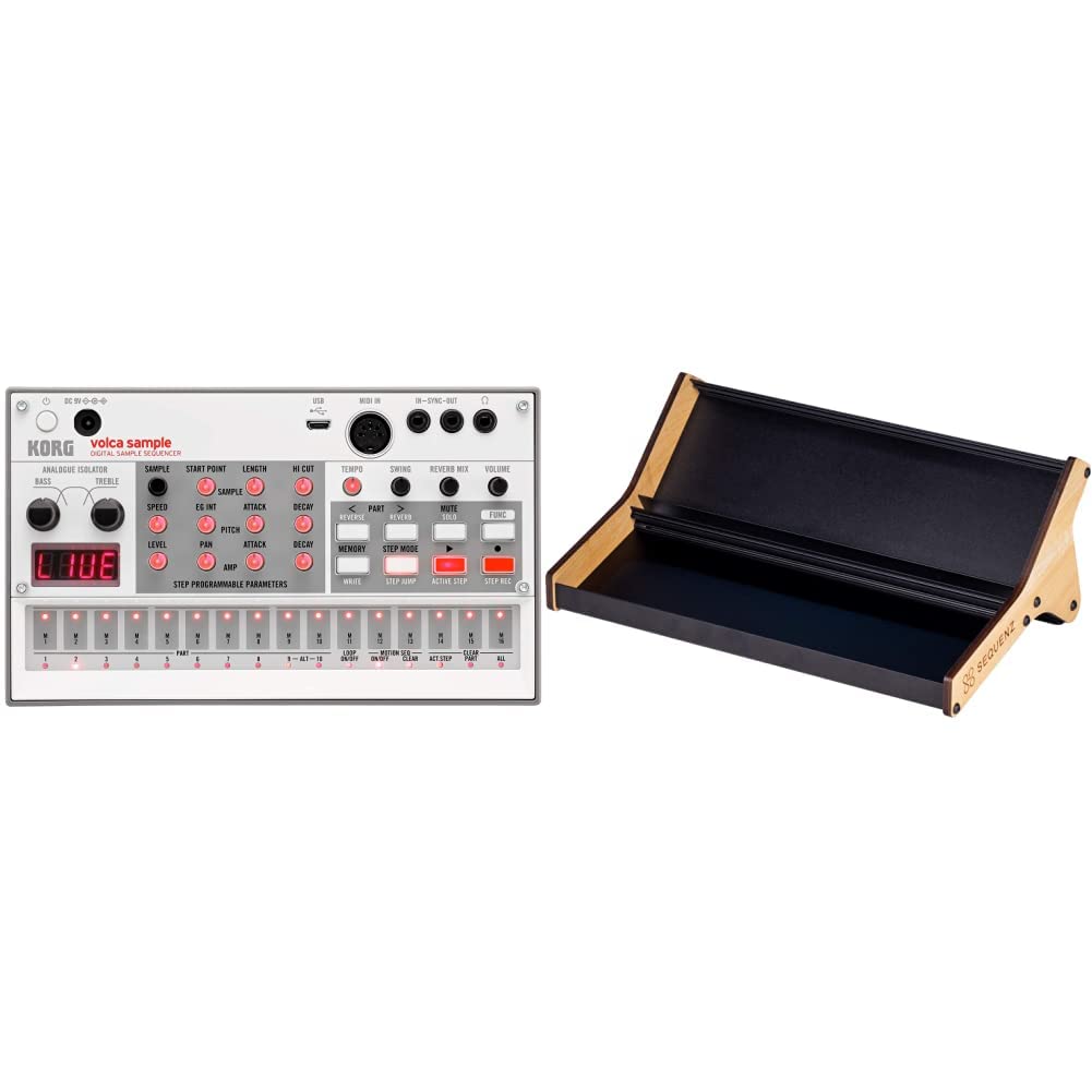 KORG VOLCA-SAMPLE2 - Probensequenzer + RACK VOLCA FÜR 4 STÜCK (2 X 2), Probensequenzer + RACK VOLCA
