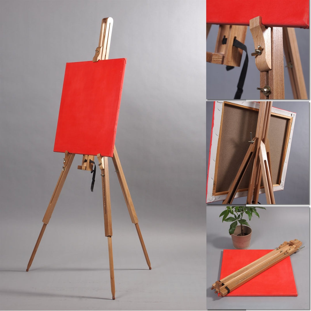 DESIGN DELIGHTS STAFFELEI Klimt 180cm | geöltes Buchenholz | tragbare Künstler Feldstaffelei für Kei