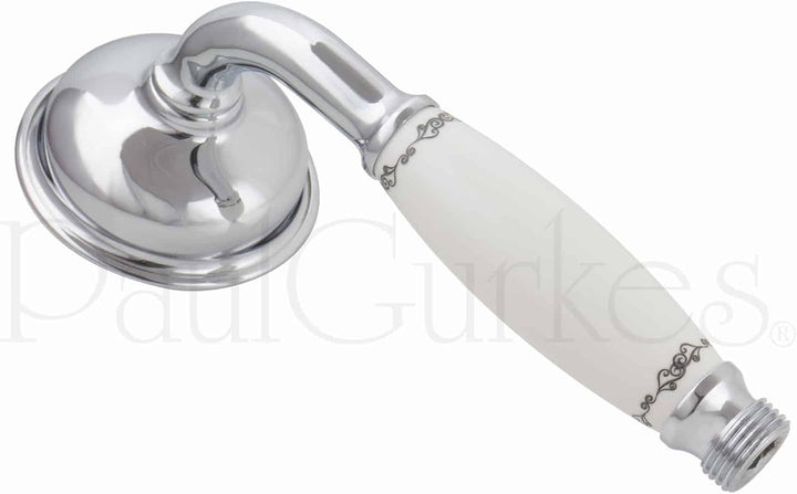 PaulGurkes Aufputz Duschsystem Retro Nostalgie Regendusche Set Duschsäule Antik Duschset Dusche Brau