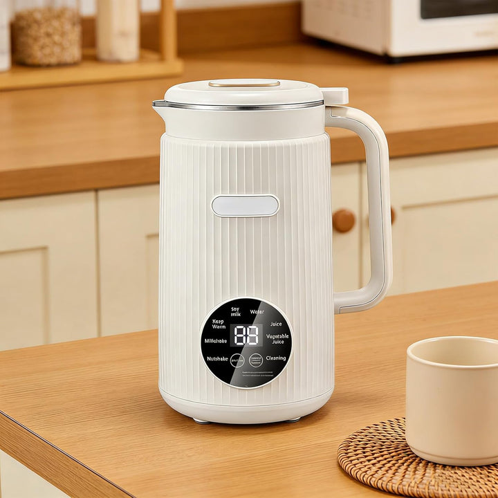 8-in-1 Nussmilchmaschine 1200 ml,Nussmilch Maschine,Automatische Mandelmilchmaschine Pflanzenmilchbe