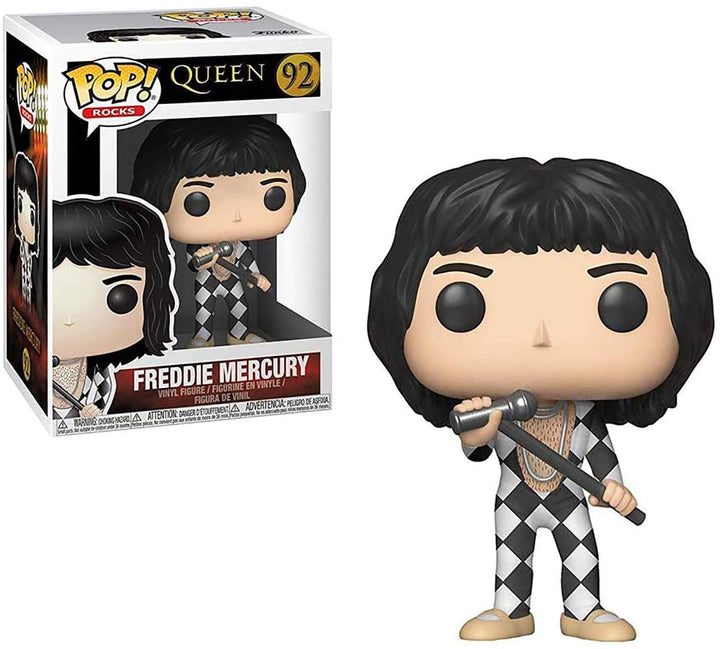 Funko Pop! Vinyl: Rocks: Queen: Freddie Mercury - Vinyl-Sammelfigur - Geschenkidee - Offizielle Hand